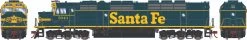Athearn 19182 N EMD FP45 Diesel Locomotive Santa Fe #5943 With Sound