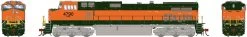 Athearn G31668 HO EMD Dash 9-44CW Diesel Locomotive With Sound Burlington Northern Santa Fe #4790
