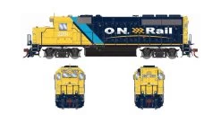 Athearn Genesis ATHG64839 HO EMD GP40-2, Standard DC, Ontario Northland #2201