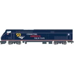 Athearn #G81114 Amtrak - 50th Anniversary Midnight Blue AMD103/P42 DCC Ready