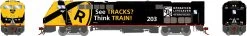 Athearn G81337 HO GE P42DC Diesel Locomotive Amtrak OpLife #203 With Sound