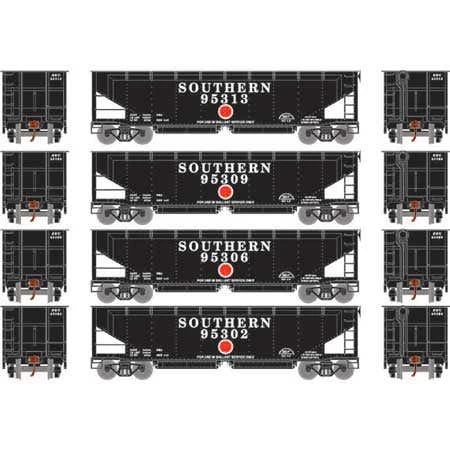 Athearn #7089 40' Offset Ballast Hopper W/LoadSOU #1 (4) 1 Athearn #7089 40' Offset Ballast Hopper W/LoadSOU #1 (4)