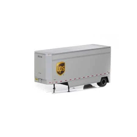 Athearn #90209 28' Drop Sill Trailer UPS W/Shield #292246 1 Athearn #90209 28' Drop Sill Trailer UPS W/Shield #292246