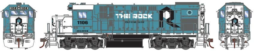 Athearn G13245 HO EMD GP15-1 Diesel Locomotive Rock Island Rail #1106 DCC Ready 1 Athearn G13245 HO EMD GP15-1 Diesel Locomotive Rock Island Rail #1106 DCC Ready