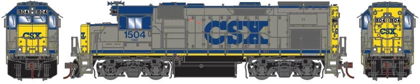Athearn G13234 HO EMD GP15T Diesel Locomotive CSX #1504 DCC Ready 1 Athearn G13234 HO EMD GP15T Diesel Locomotive CSX #1504 DCC Ready