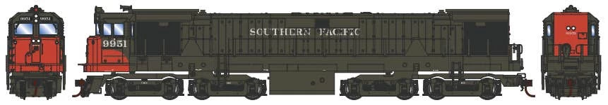 Athearn G41079 HO GE U50 Diesel Locomotive Southern Pacific #9951 DCC Ready 1 Athearn G41079 HO GE U50 Diesel Locomotive Southern Pacific #9951 DCC Ready