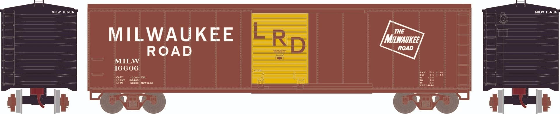 Athearn 2981 N 50ft PS-1 Single Sliding Door Boxcar Milwaukee Road #22850 1 Athearn 2981 N 50ft PS-1 Single Sliding Door Boxcar Milwaukee Road #22850